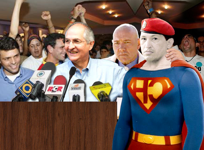 Lex Luthor presenta a "Bizarro Chávez" como candidato opositor para 2012