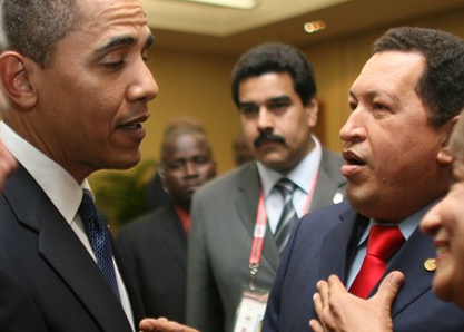 Chávez experimenta “Soponcio” al conocer a Obama