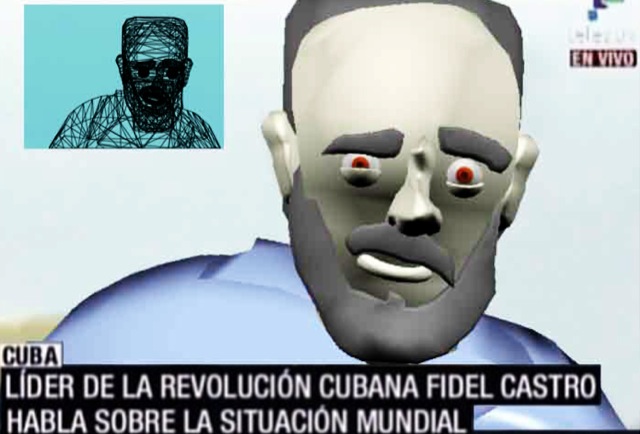 Fidel regresa a la TV gracias a tecnología 3D