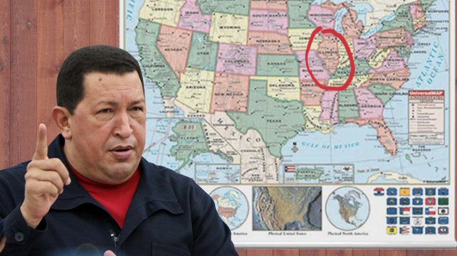 Chávez decepcionado al enterarse que la Owens Illinois no queda en Illinois