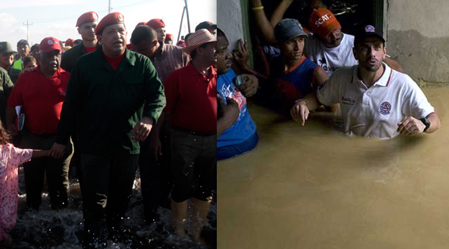 Inameh pronostica aumento de fotos de políticos bajo el agua