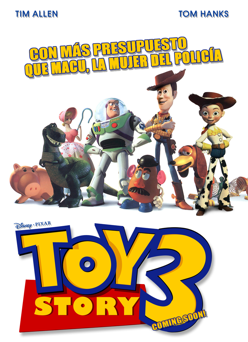 Toy Story 3: Más presupuesto que Macu la mujer del policía