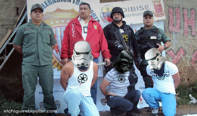 CICPC detiene a banda “Los Darthsvaders”