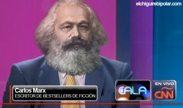 Carlos Marx presenta nuevo libro de ficción: "¡Querida, encogí al obrero!"