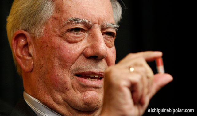 Vargas Llosa: “Votaré por Humala, después me tomaré esta pastillita”