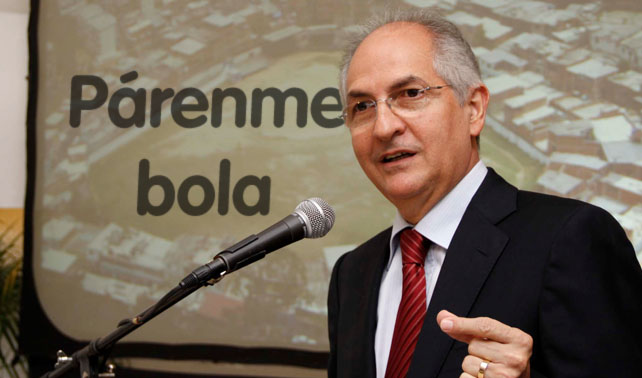 Ledezma exige que alguien le pare bolas