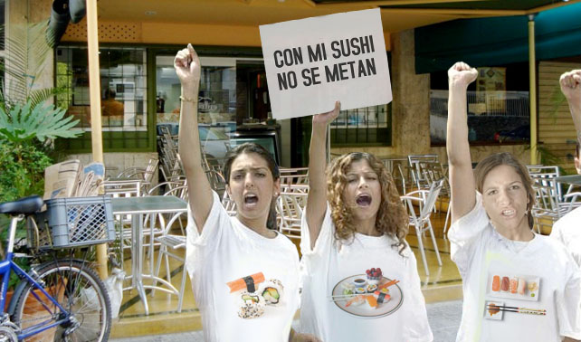 Apertura de restaurant que no es de Sushi genera disturbios en Caracas