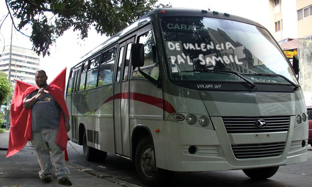 Marcha del 1ero de Mayo da trabajo a miles de autobuseros