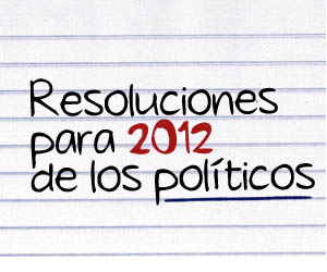 Resoluciones para 2012 de los políticos