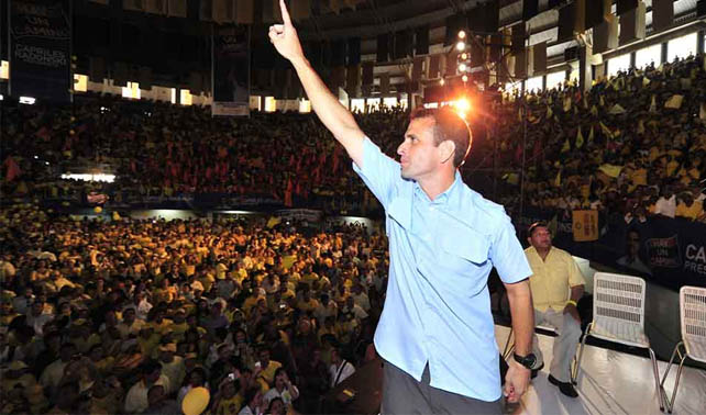 PSUV celebra que 25.000.000 no votaron por Henrique Capriles