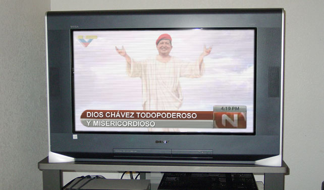 VTV niega ventajismo a favor de Dios Chávez Todopoderoso y Misericordioso