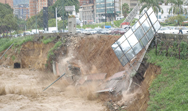 Lluvias toman por sorpresa a Caracas por 448vo año consecutivo