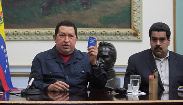 Bondadoso Chávez regala a Maduro país hecho mierda