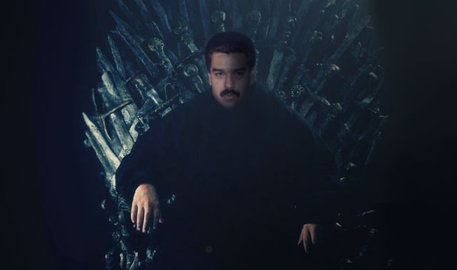 Maduro también toma posesión de los siete reinos en "Game Of Thrones"