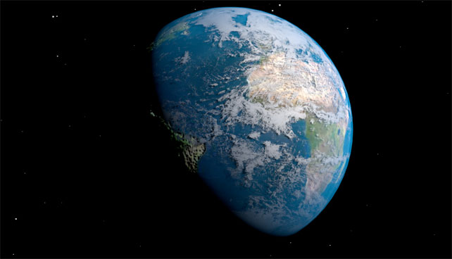 Planeta Tierra continúa movimiento de rotación y traslación