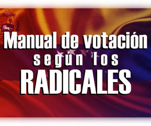 Manual de votación según los radicales