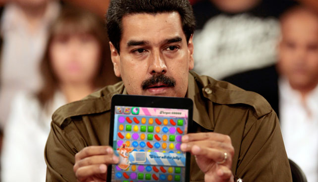 Maduro asegura que la CIA le inoculó la fiebre del Candy Crush