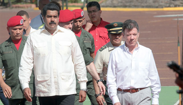 Maduro y Santos rompen y restablecen relaciones diplomáticas 5 veces durante cena