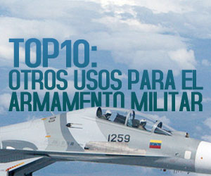 TOP10: Otros usos para el armamento militar