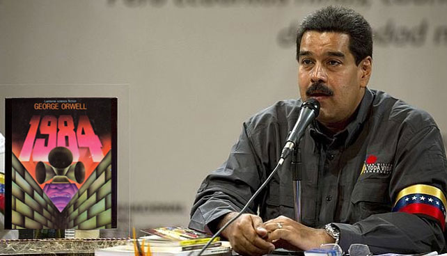 Maduro confundió "Plan de la Patria" con copia de "1984" de Orwell