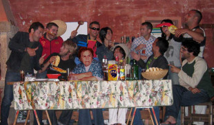 Familia celebra última cena con Harina Pan