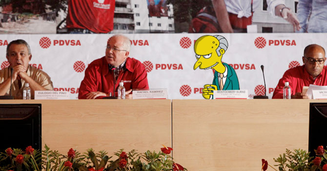 PDVSA firma acuerdo con el Sr Burns