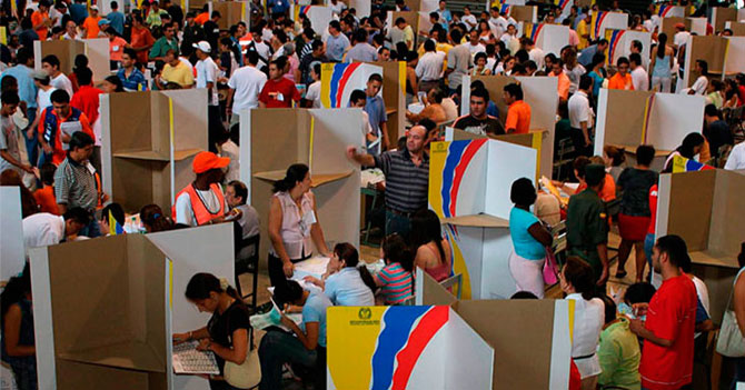 Colombia celebra elecciones mariquitas sin motorizados ni fraude ni nada