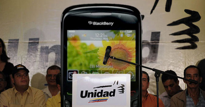 Designan a Blackberry del año 2009 nuevo Secretario Ejecutivo de la MUD