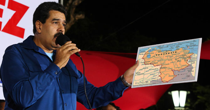 Maduro dice que anoche alguien se llevó el Esequibo
