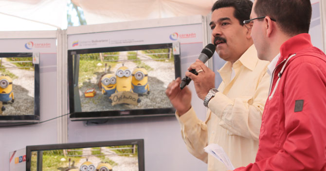 Maduro afirma que no entendió película de los Minions