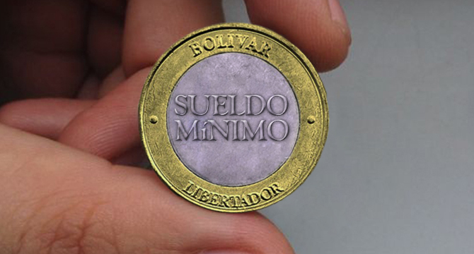 Banco Central de Venezuela presenta moneda de sueldo mínimo