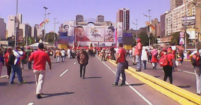 PSUV organiza gran marcha en contra de la calidad de vida