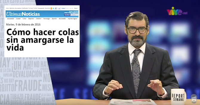 Reporte Semanal - Cómo vivir sin luz y haciendo colas sin amargarse