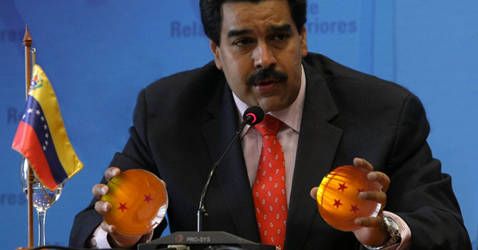 Para solucionar crisis del país, Maduro comienza a buscar las 7 esferas del dragón