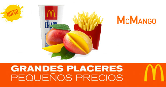 McDonald's se complace en presentar su nuevo McMango