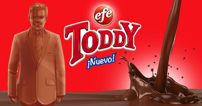 Presentan nuevo candidato presidencial hecho de Toddy