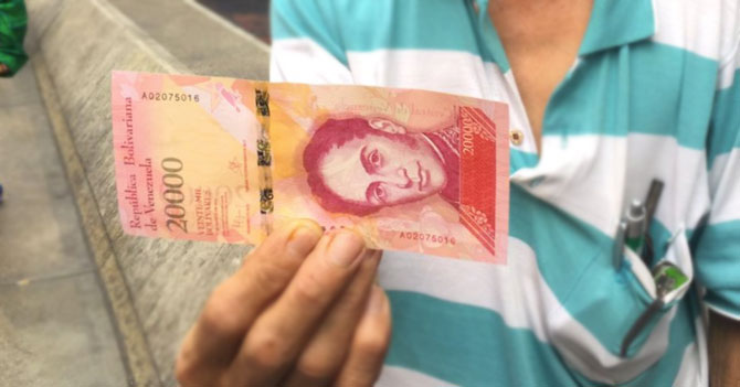 Entrevistamos al billete de 20.000 bolívares