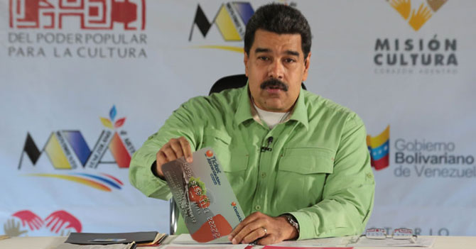 Maduro aumenta en 150% el tamaño de los cestatickets