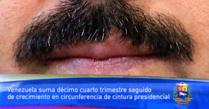 Para evitar que se vea la realidad del país, cadenas serán un close up del bigote de Maduro