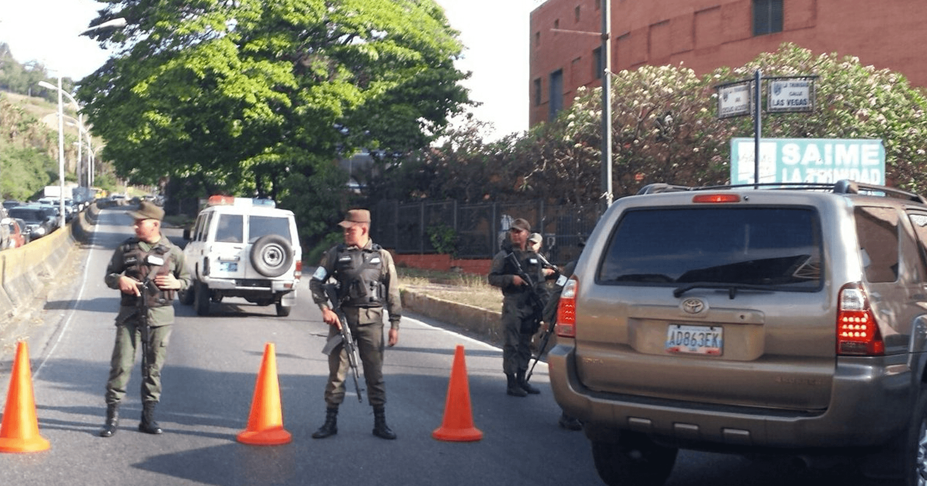 Guardia Nacional tranca Caracas para evitar que marcha opositora tranque Caracas