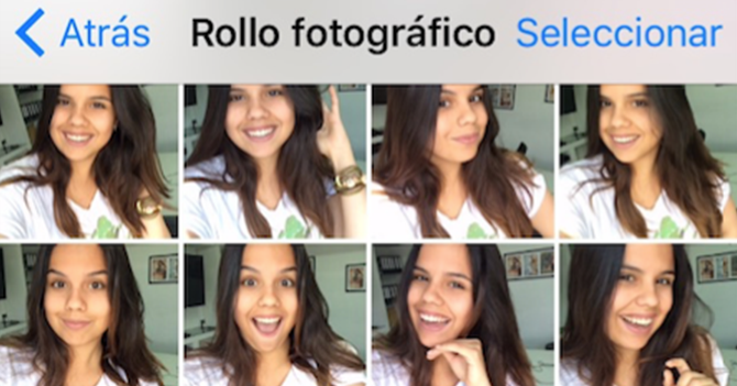 Chama envía espontánea selfie después de 123 intentos