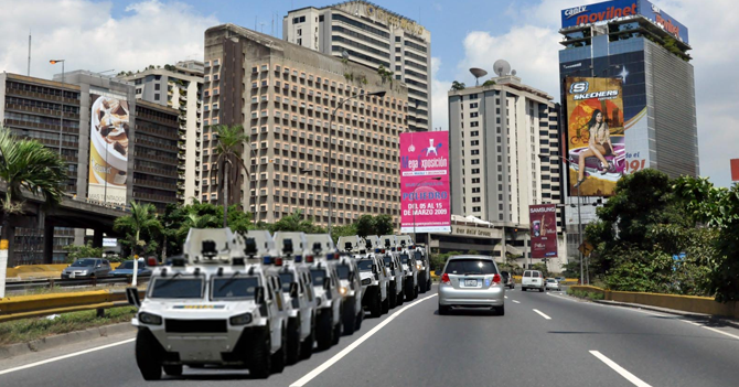 Gobierno habilita canal en la autopista exclusivo para tanquetas