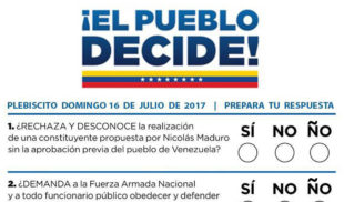 Tarjetón del plebiscito tendrá opción ÑO para opositores malcriados
