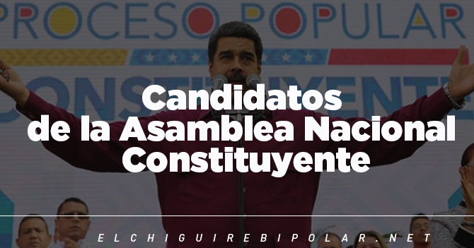 Candidatos de la Constituyente