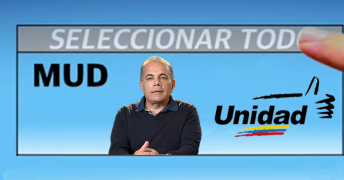 CNE obliga a la MUD a usar foto de Rosales para regionales
