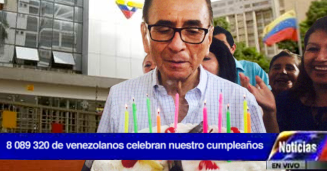 8 millones de personas se presentan en VTV para soplar sus velitas de cumpleaños