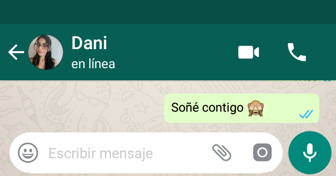 "Soñé contigo" dice chamo que no soñó con ella