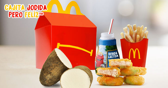 McDonalds lanza al mercado nueva cajita jodida pero feliz