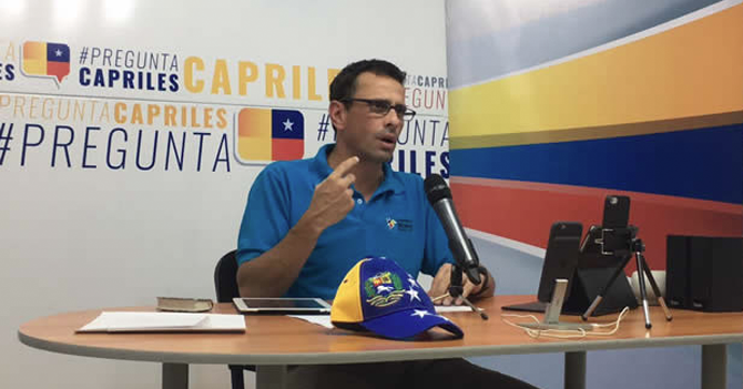 Capriles se convierte en youtuber