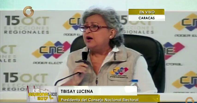 Tibisay Lucena: "Una vez más, ganó la miyoría"